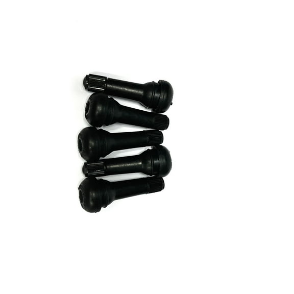 Leadwolf Valve Core, Premium TR413 Tubeless Tire Valve Stems, Black Rubber Snap-in Tire Valve Stem, Universal for Tubeless Rim Holes 5/set Black