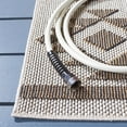 thumbnail image 3 of SAFAVIEH Global Caitriona Diamond Indoor/Outdoor Area Rug, Beige/Dark Beig, 8' x 10', 3 of 10