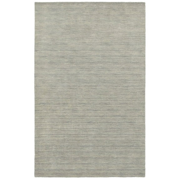 Oriental Weavers Aniston Hand-made Wool Area Rug - 27108 - 10' x 13' - in Gray - Modern Style, Hand-Made Wool Rugs, Family, Dining, Living Room Rug