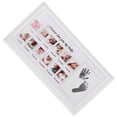 thumbnail image 1 of Phenofice Baby Hand And Footprint Frame Elegant Home Decor Photo Frame White Pvc 1Pcs, 1 of 5