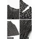 thumbnail image 3 of Txlixc Vestido largo para mujer, cuello redondo, manga corta, cintura elástica, estampado floral, estilo bohemio, vestidos casuales Txlixc  Estilo de ocio, 3 of 4