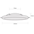 thumbnail image 4 of Estevez luminario LED empotrable FLAT DECO CCT, 12 Watts, 3 temperaturas, regulable, níquel, 4 of 7