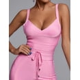 thumbnail image 4 of Vestido Bella Barnett con corsé tipo vendaje, mini bodycon, rosa, 4 of 5