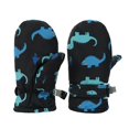 thumbnail image 1 of Kids Winter Mittens Cartoon Dinosaur Ski Gloves for 1-10T Boys Girls Quick Drying Warm Fleece Lined Outdoor Mittens khaki L, 1 of 4