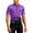 Purple, variant on Mens Cycling Jersey Cycling Shirt Short Sleeve Bike Riding Shirt, Vibrant Gradient Printed Totem, Zip Breathable Sportswear with 3 Rear Pockets, Moisture Wicking Breathable Quick Dry Biking Shirt
