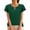 Green, variant on BAODANN Women Fashion Casual Business Work Shirt Round Neck Short Sleeved Burnout Tee Shirts Athletic Short Sleeve Shirt Women Tops Women Casual Long Sleeve Tops for Women Short Sleeve Athletic Top