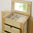thumbnail image 5 of Powell Beelner Cane Jewelry Armoire, Natural, 5 of 16