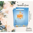 thumbnail image 5 of Darling Souvenir Blue Birthday Invitation Card 28 Pcs Fill or Write In Blank Invites Printable Party Supplies 5 x 7 Inches, 5 of 5