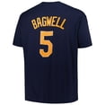 thumbnail image 3 of Men's Profile Jeff Bagwell Navy Houston Astros Big & Tall Cooperstown Collection Player Name & Number T-Shirt, 3 of 3
