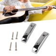 thumbnail image 5 of 2 Pcs Bass Thumb Rest Plastic Anti Slip Light Weight Jazz Guitar Finger GM04 Silver, 5 of 5