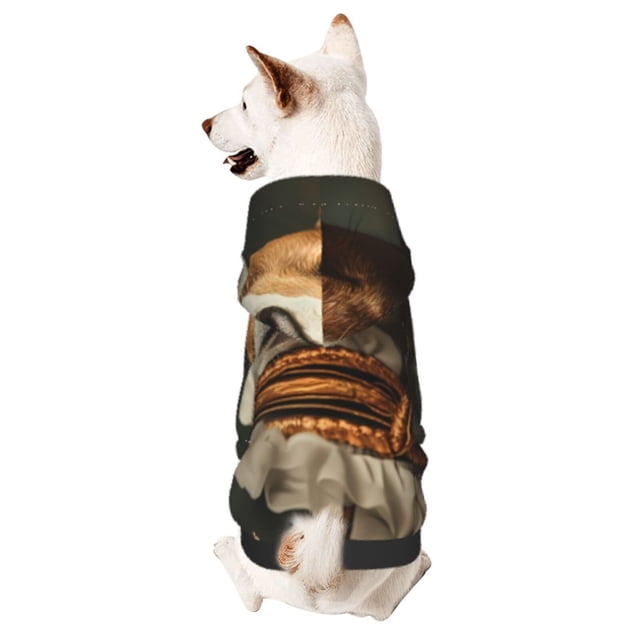 Balery Modern Cute Dog Sudadera con Capucha para Perros Pequeños – Ropa para Mascotas, Disfraz para Perros y Gatos, Ideal para Fiestas y Cosplay-X-Small