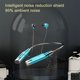 thumbnail image 4 of Auriculares inalámbricos de cuello colgante Bluetooth: auriculares inalámbricos deportivos con super espera, pantalla de potencia, graves pesados, larga duración de la batería - Verde, 4 of 8