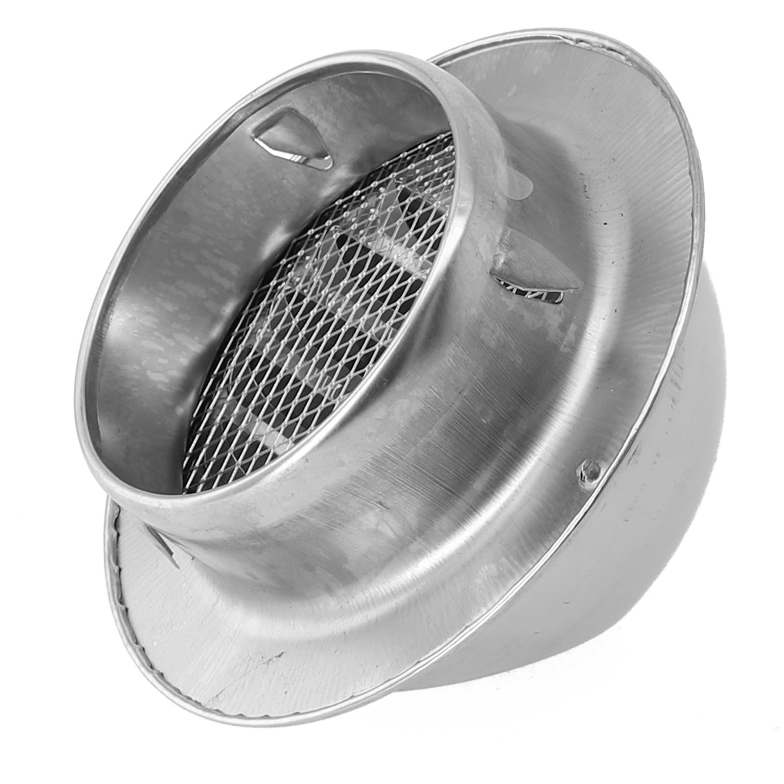 Aa Stainless Steel Vent Cap Rainproof Exteriorwallair Outlet Grille Round Heating Cooling Vent Cover 75/80/100/20/150/160Mm