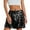 A27-Black, variant on Women’s Fringe Skirt Stretchy Sparkly Bodycon Tassel Trim Mini Skirt(Black,S)
