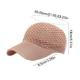 thumbnail image 2 of Summer Breathable Mesh Baseball Cap Ladies Outdoors Sun Protection Hat Casual Visor Cap, 2 of 5
