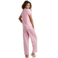 thumbnail image 4 of dELiA*s Women's Pajamas - 2 Piece Super Soft Button Down Sleep Shirt and Wide Leg Pajama Pants (S-3X), 4 of 6