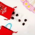 thumbnail image 5 of Christmas Gift Bags Christmas Drawstring Gift Bags Red Green Mini Velvet Pouches for Candy Treats Gift Cards Coins Jewelry Wrapping Party Favors for Kids Friends Coworkers Holiday Xmas Decor,J, 5 of 5