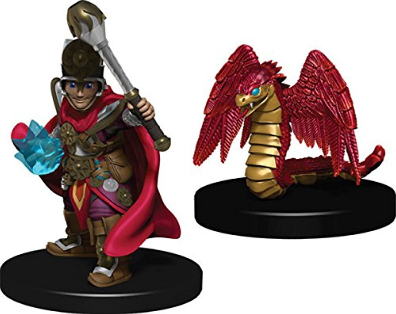 WizKids Wardlings RPG Figures: Boy Wizard & Imp - Pre-Painted Miniatures