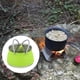 thumbnail image 4 of Olla plegable de silicona para cocina, estufa de Gas de seguridad, cocina, Camping Verde shamjiam Hervidor plegable, 4 of 9