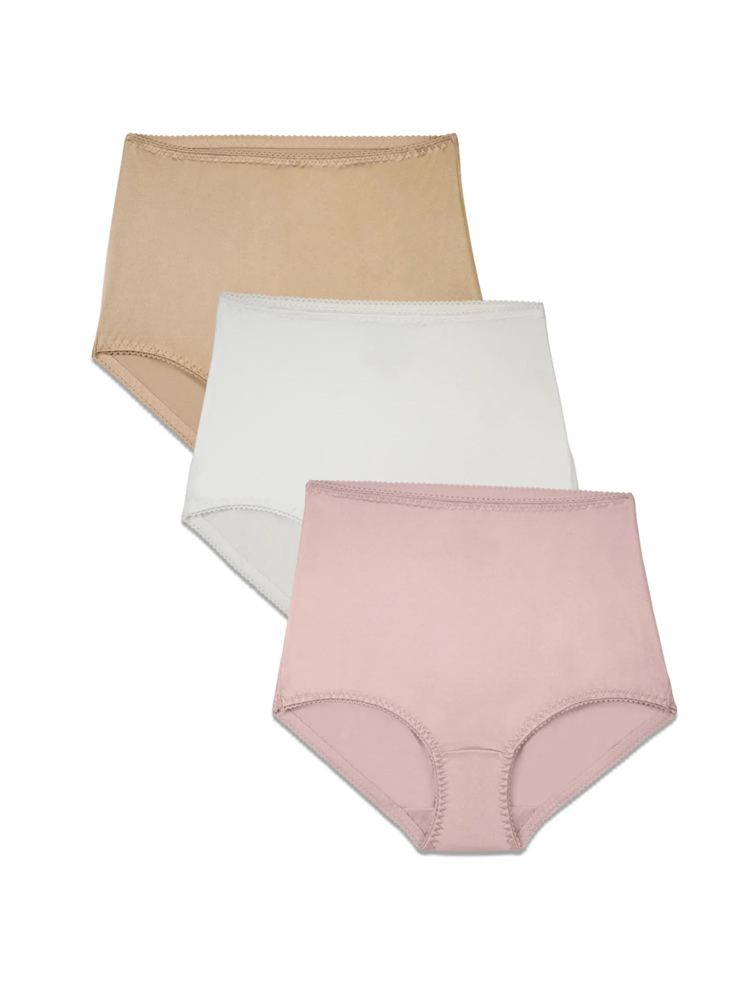 Vanity Fair Radiant Women's Underwear - Undershaper Panties, High Waist, Light Control Shaping, 3-Pack, Sizes S-5XL