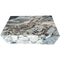 thumbnail image 5 of BETACH Genuine Marble Block Coffee Table - Galaxy Blue Marble, 5 of 5