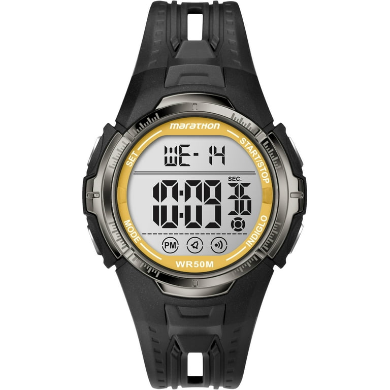 Marathon Sports Digital Silver Dial Men s Watch T5K803 Walmart