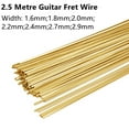 thumbnail image 4 of DIY Fret Wire for Guitar Fingerboard Brass Material Width Options 2 2MM 2 4MM 2 7MM 2 9MM Enhanced Performance 2.2MM, 4 of 4