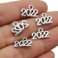 thumbnail image 7 of 100x number charms pendants jewelry findings DIY craft 2022, 7 of 7