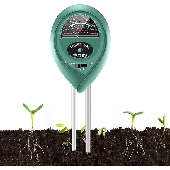 Soil Moisture Sunlight Ph Test Meter,Soil Tester Meter, 3-in-1 Test Kit for Moisture