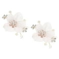 thumbnail image 1 of mmirethe 2 Pieces Wedding Shoe Clips Jewelry Party Dress for Bride Accessories Hat Type A 2Set, 1 of 6