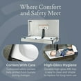 thumbnail image 5 of Foundations Premier Horizontal Baby Changing Station, Wall-Mount, 100SS-SM, Stainless Steel, 5 of 9