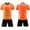 Orange, variant on Kids Soccer Jersey Set Quick Dry Short Sleeve Shirt & Shorts 2 Piece Athletic Uniform,Size 14 T