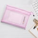 thumbnail image 2 of pstuiky Bolsa de documentos de malla transparente de doble capa, bolsa informativa con cremallera, bolsa para guardar exámenes de estudiantes, estuche para bolígrafos, bolsa informativa, 2 of 4