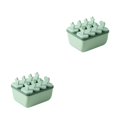 thumbnail image 2 of relayinert 8 Cells Round Shape Ice Cream Mold DIY Handmade Dessert Fruit Maker Reusable for Ice Cube Tray Home Ice Cream Maker green 2Set, 2 of 6
