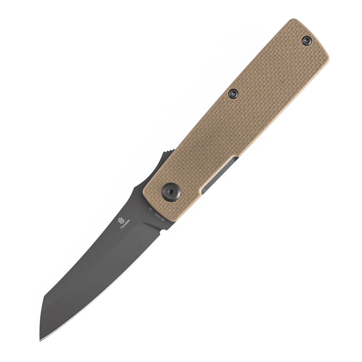 Tenable Higonokami Folding Pocket Knife,3.02'' Gray Coating D2 Blade,Light Sand G10 Handle,B2135A5