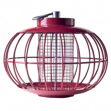 - The Nuttery Classic Squirrel Resistant Peanut/Sunflower Seed Bird Feeder, Red