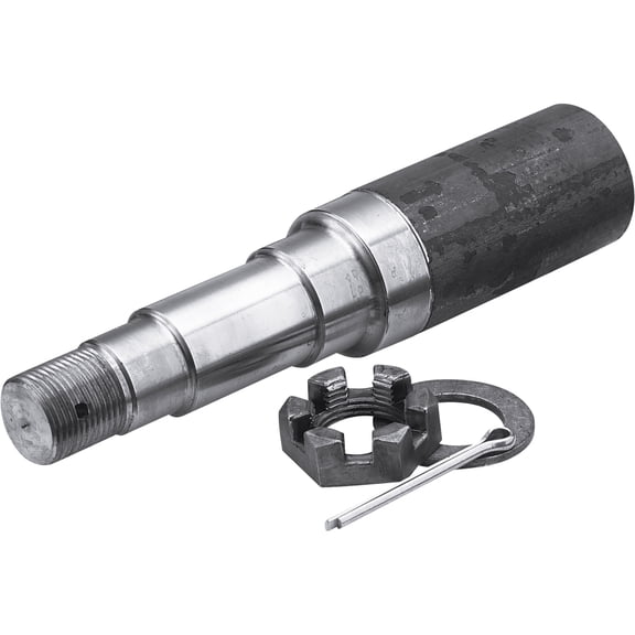 Ultra-Tow Trailer Axle Spindle, 1-3/4in. Round, 8in.L, Single