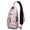 Black-227, variant on Cosmos Themed Sling Bag with Nebula Cosmic Print – Lightweight Outdoor Shoulder Bag with Breathable Padding, Reversible Strap Design, Secure Zippers, Perfect for Sci-fi Lovers, Cyclists, and Students