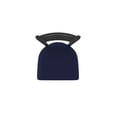 thumbnail image 3 of 410 Jackie 30" Swivel Bar Stool with Black Wrinkle Finish and Canter Twilight Seat, 3 of 4