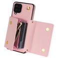 thumbnail image 3 of Dteck for Samsung Galaxy A12 5G Wallet Case with Crossbody Lanyard, PU Leather Card Holder Purse Shockproof Phone Cover for Samsung Galaxy A12 5G,Pink, 3 of 5