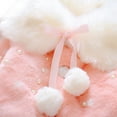 thumbnail image 3 of Infant Baby Girls Winter Coats Warm Newborn Cloak Snowsuit Outerwear Outfit 0-3Y, 3 of 5