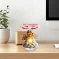 thumbnail image 5 of Cheapark 2D Acrylic Angel Decor Figurine Angel Holding Heart Star Rotating Base Standee for Desktop Shelf Mantel Home Tabletop Decor, 5 of 6