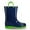 Navy, variant on EUXTERPA Toddler Kids Waterproof Rain Boots Boys Girls Red Boots with Handles Little Kid Size 11