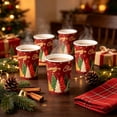 thumbnail image 5 of Christmas Tree Paper Plates Set with Disposable Cups and Napkins for Holiday Party Table Decorations, 5 of 5