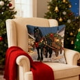 thumbnail image 5 of chaungfeng Christmas Decorations, Print Christmas Pillow Covers 18" x 18", with 8 Cute Patterns, Throw Pillow Covers for Home Christmas Decor, Soft Linen Material, 5 of 6
