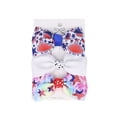 thumbnail image 2 of Outfmvch Usa Headband 4th of July Headband American Flag Bo Women Head Scarf Bow Scrunchies Ponytail Holder Wide Headband Hair Bows Bandana Headbands for Women Multicolor One Size, 2 of 3