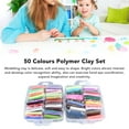 thumbnail image 3 of <p>50 Colours Modelling Clay Set 50 Colours Modelling Clay Set Soft Light Safe Easy To Mouldable  Clay Set For Children Over 3 Years Old</p>, 3 of 7
