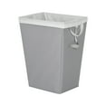 Mainstays Rectangular Polyester Laundry Hamper with Removable Liner for