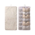 thumbnail image 2 of TUOBARR Non-woven Double-sided Storage Bag Washable Wardrobe Multi-pocket Bra Hanging Bag Door Rear Socks Storage Bag, 2 of 5