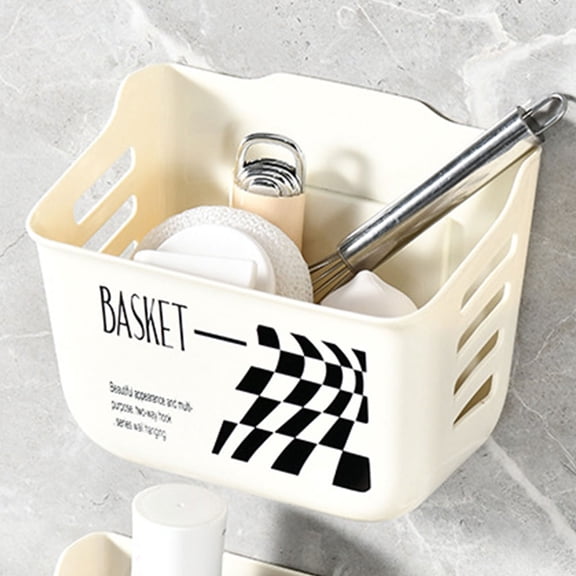 TITINICE Stackable Wall Storage Basket Plastic Organizer for Kitchen Bathroom and Office Use